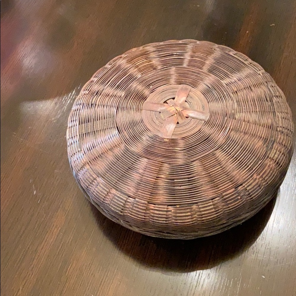 Antique Sewing Basket